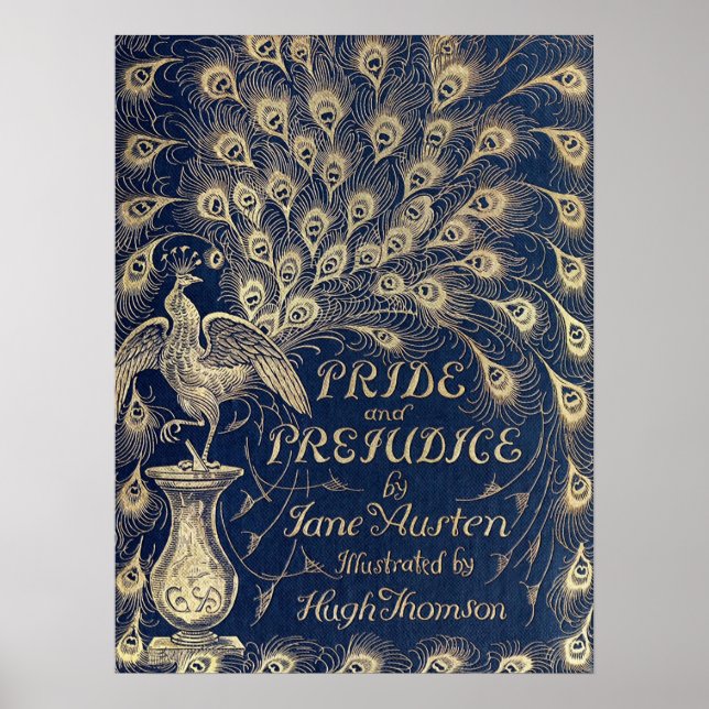 Pride & Prejudice Antique Cover Poster (Front)