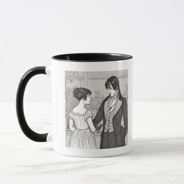 Pride. Prejudice. Coffee. Mug (Left)
