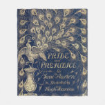 Pride &amp; Prejudice Fleece Throw 50&quot; X 60&quot; at Zazzle