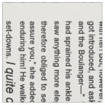 Pride &amp; Prejudice, Jane Austin Text Ch.1,2,3 Fabric