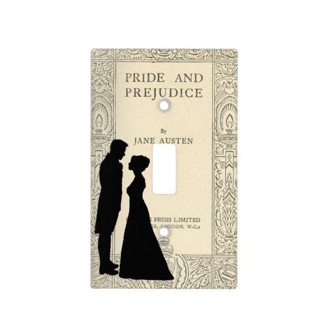 Pride & Prejudice Light Switch Cover (Front)