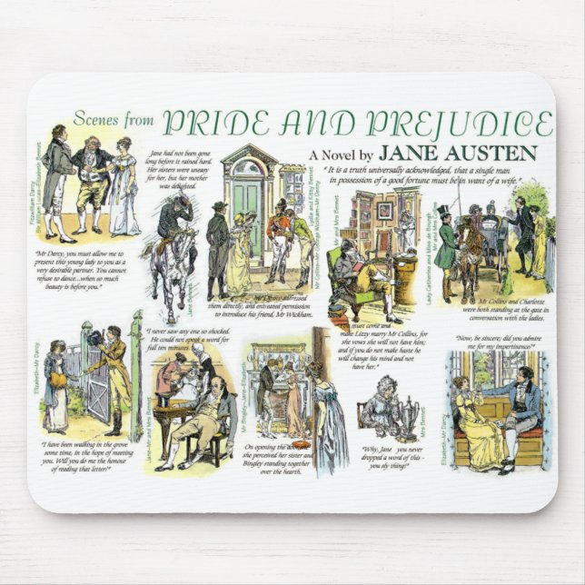 Pride & Prejudice Mousepad (Front)