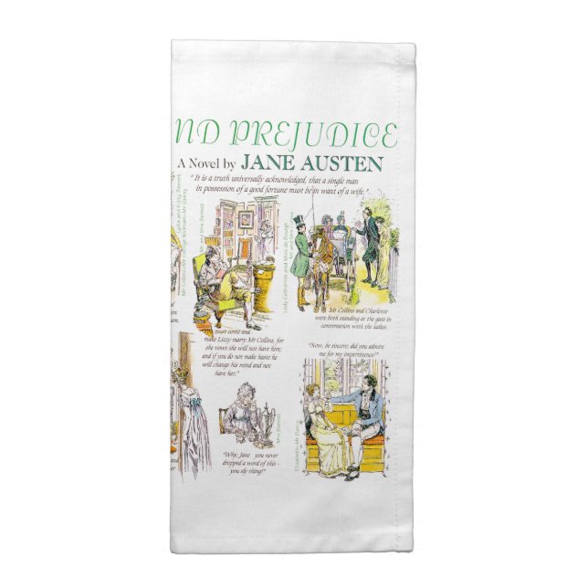 Pride & Prejudice Napkins (Half Fold)