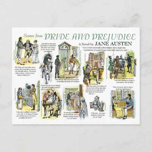 Pride  Prejudice Postcard
