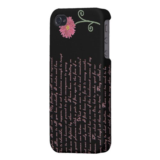 Pride & Prejudice Quotes Case (Back Left)