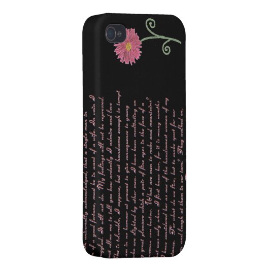 Pride & Prejudice Quotes Case (Back Right)