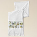 Pride & Prejudice Scarf<br><div class="desc">Ladies jersey scarf with the "Scenes from Pride and Prejudice by Jane Austen" illustration by C.E. Brock 1885. Four colors available.</div>