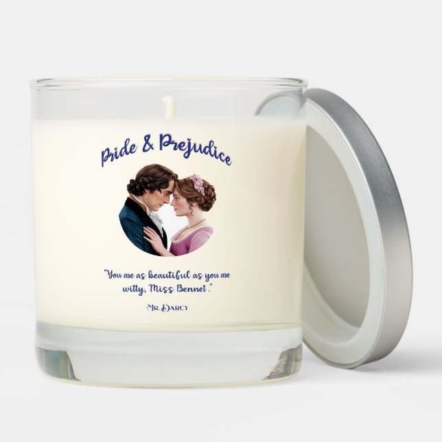 Pride & Prejudice Scented Candle (Lid)