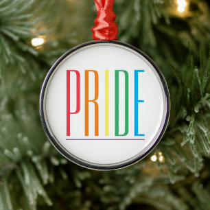 PRIDE Premium Round Ornament