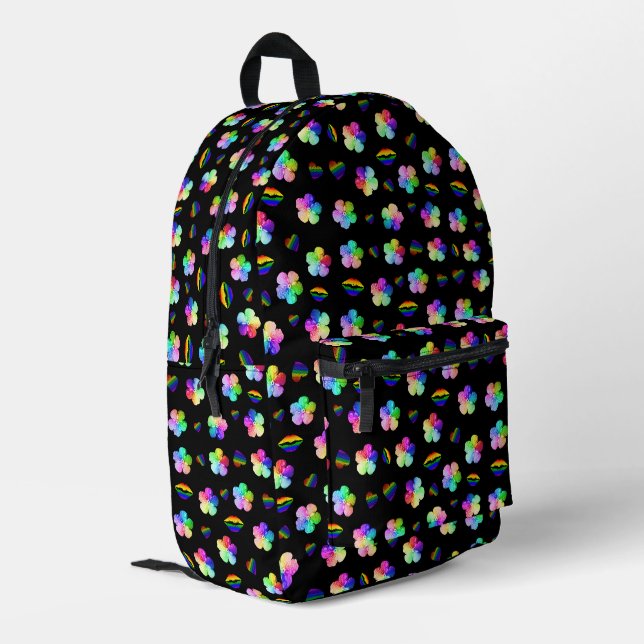 Pride Printed Backpack (Back Corner Left)