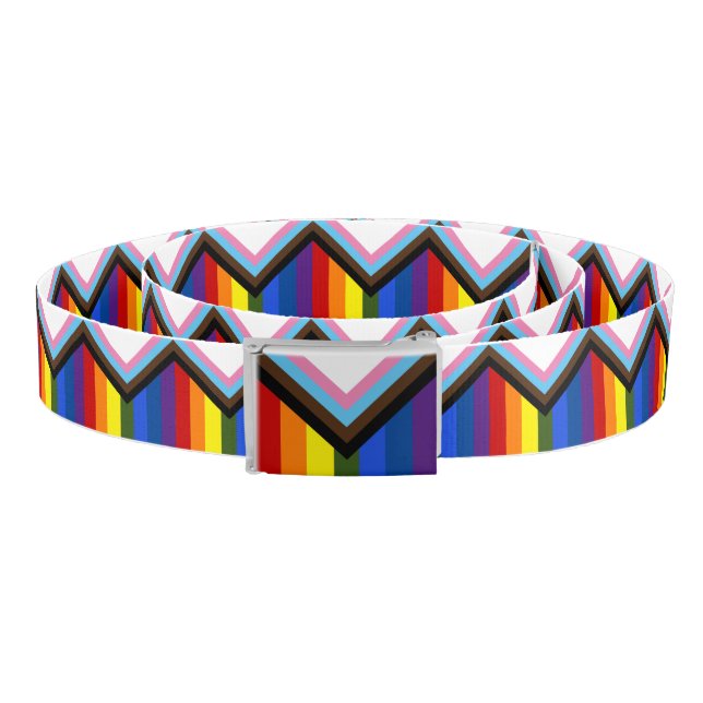 Pride Progress Flag Belt (Coil)