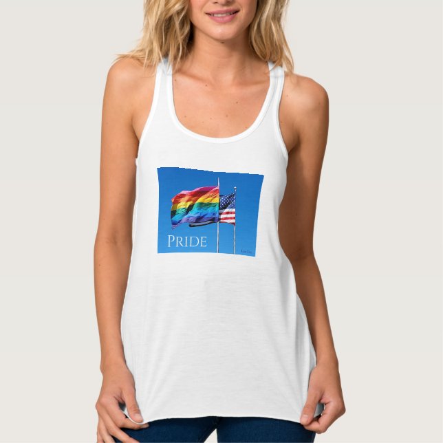 'Pride' Racerback Tank Top (Front)