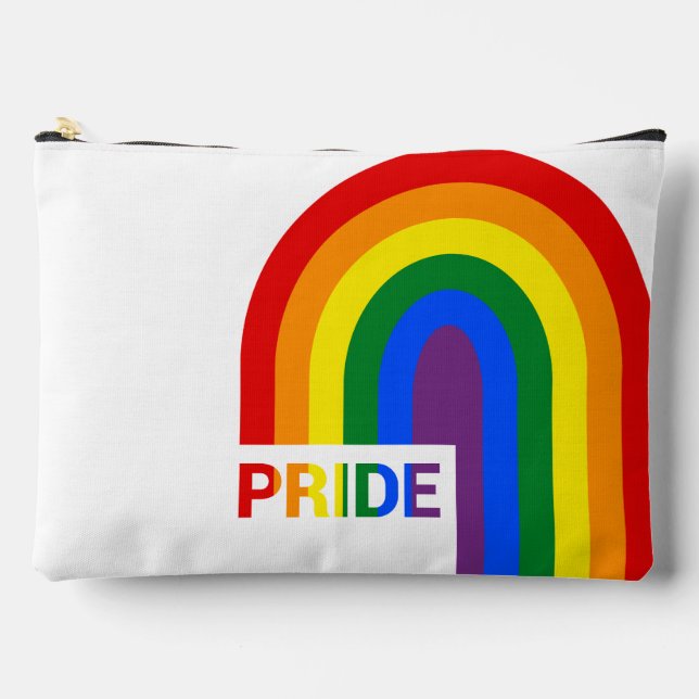 Pride Rainbow Accessory Pouch (Front)