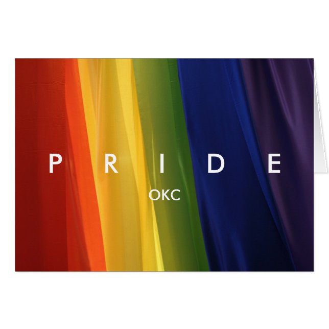 PRIDE Rainbow card (Front Horizontal)