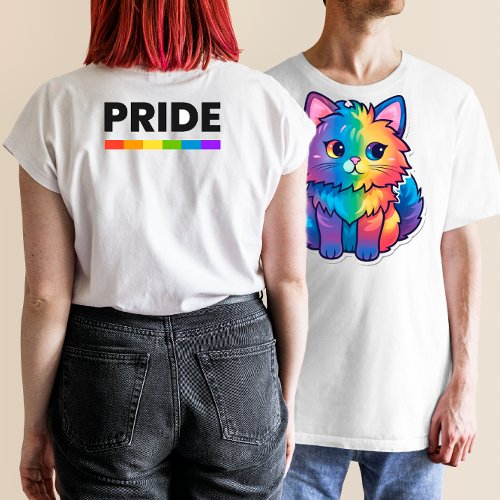 PRIDE RAINBOW CAT T_Shirt