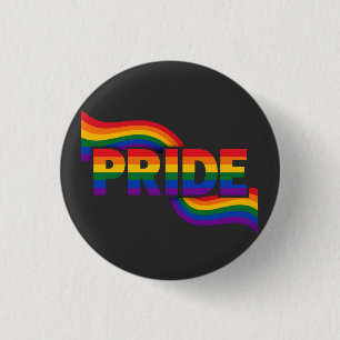 Pride Rainbow Celebration Button