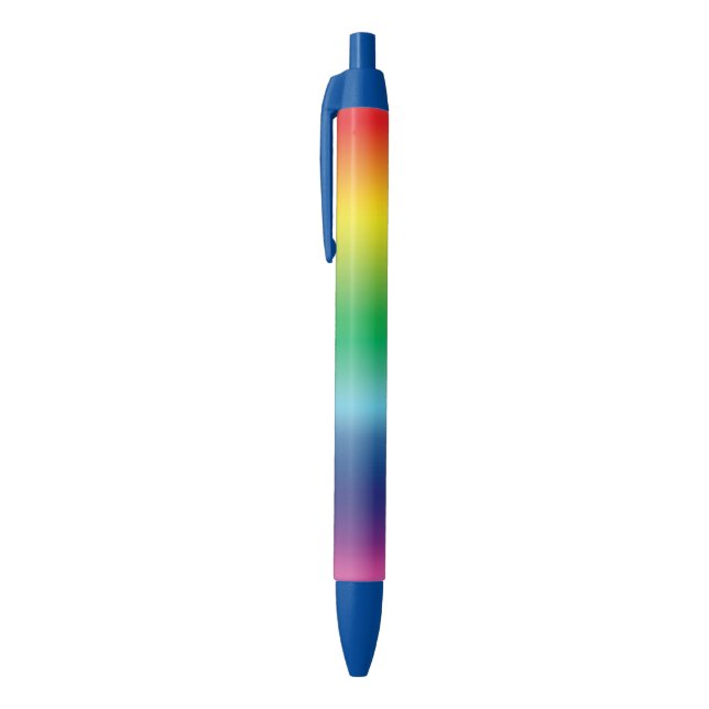 Pride rainbow color lgbt lgbtq gay flag pattern pen (Top (Vertical))