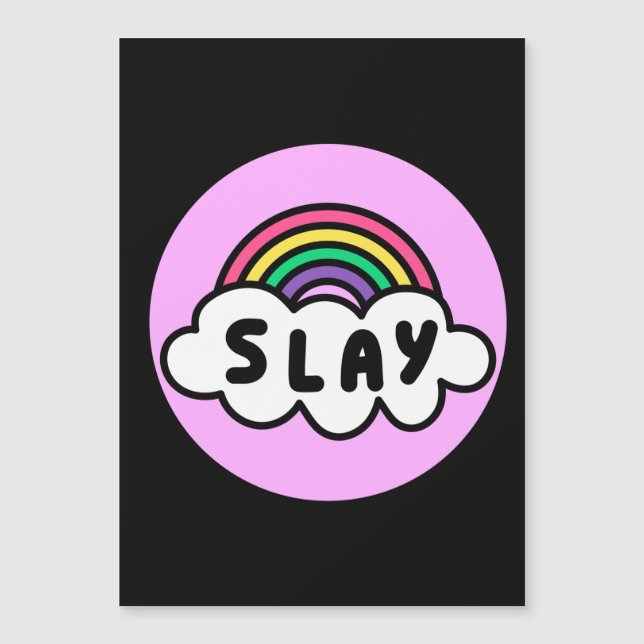 Pride- rainbow color with clouds.       (Front)