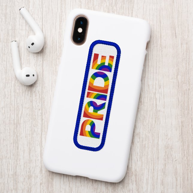 PRIDE Rainbow Colored Letters Patch (On Headwear)