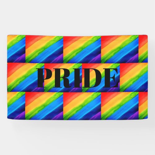 Pride Rainbow Colors  Banner