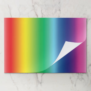 pride rainbow colors flag lgbt paper pad