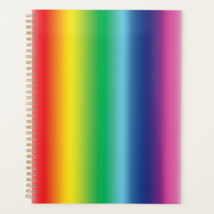 Pride rainbow colors gay flag pattern lgbt modern planner