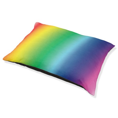 pride rainbow colors lgbt flag _ Dog Bed