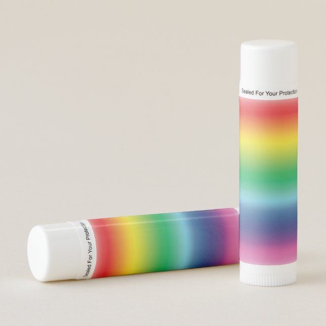 pride rainbow colors lgbt lip balm (Front)