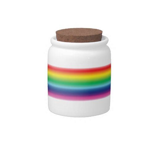 Pride rainbow colors lgbtq gay flag _ candy jar
