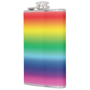 Pride rainbow colors lgbtq gay flag - flask