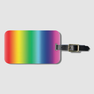 Pride rainbow colors lgbtq gay flag - luggage tag