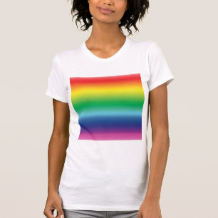Pride rainbow colors lgbtq lgbt gay flag pattern T-Shirt