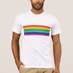 Pride rainbow colors lgbtq lgbt gay flag pattern T-Shirt