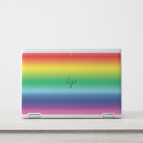Pride rainbow colors lgbtq lgbt gay HP Laptop Skin