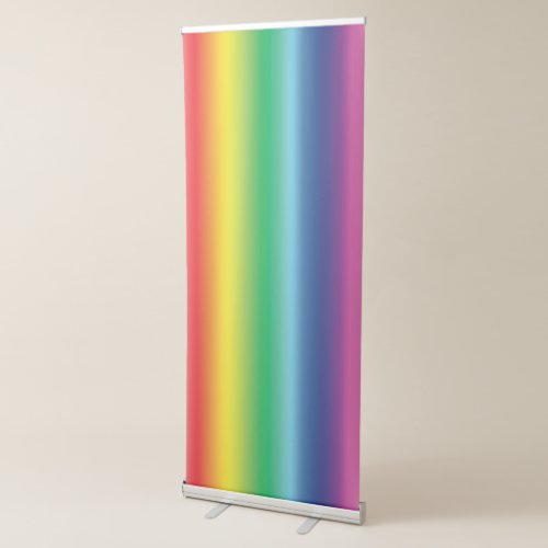 Pride Rainbow colors Lgbtq lgbt screen background  Retractable Banner