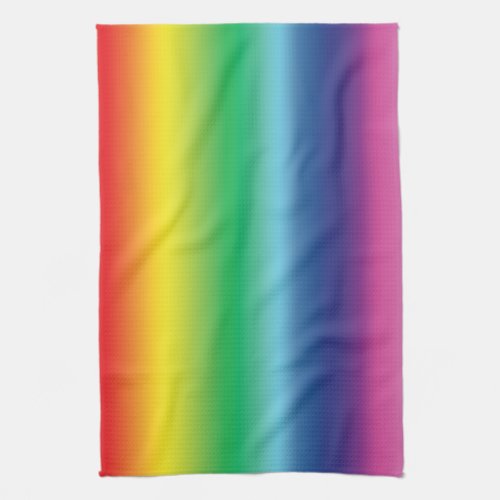 Pride rainbow colors pattern lgbtq lgbt kitchen towel