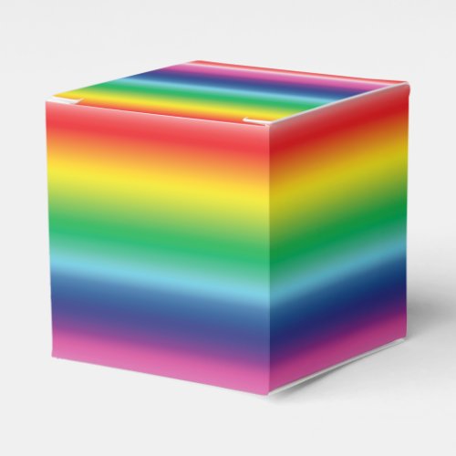 Pride rainbow colors pattern lgbtq modern favor boxes