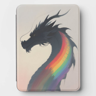 Pride Rainbow Dragon Fantasy Art – Black Dragon Kindle Cover