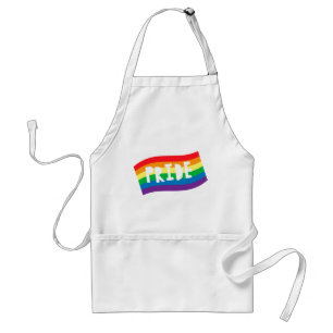 Pride Rainbow Flag Adult Apron