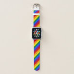 Pride Rainbow Flag Apple Watch Band at Zazzle