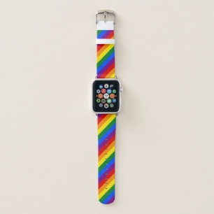 Pride Rainbow Flag Apple Watch Band
