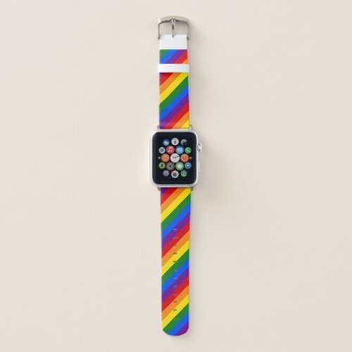 Pride Rainbow Flag Apple Watch Band