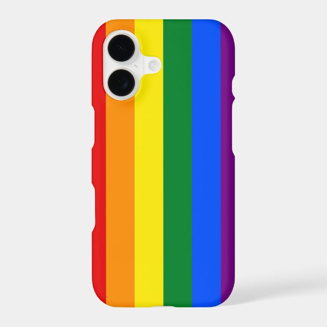 Pride & Rainbow Flag Case, LGBTQ, Rainbow Case-Mate iPhone Case (Back)