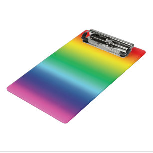 pride rainbow flag color lgbt mini clipboard