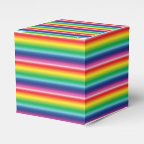pride rainbow flag color lgbtq stripes favor boxes