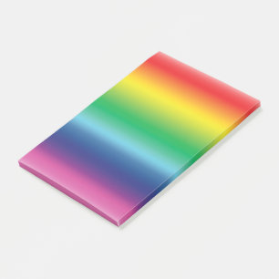 Pride rainbow flag colors gradient pattern modern post-it notes