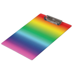 Pride rainbow flag colors lgbt clipboard