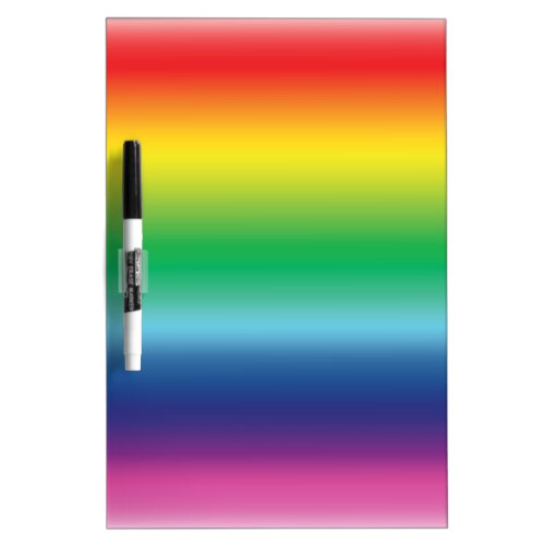 pride rainbow flag colors lgbt dry erase board