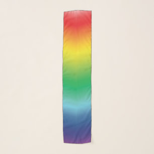 Pride rainbow flag colors lgbt lgbtq pattern scarf