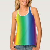 Rainbow Pride Tank Top Rainbow American Flag Tank Lgbt 